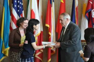 Presentation of Honorary Citizenship by Dallas Councilmember Sheffie Kadane