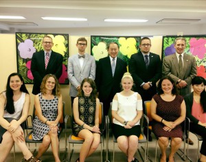 Students meet Ambassador Fujisaki